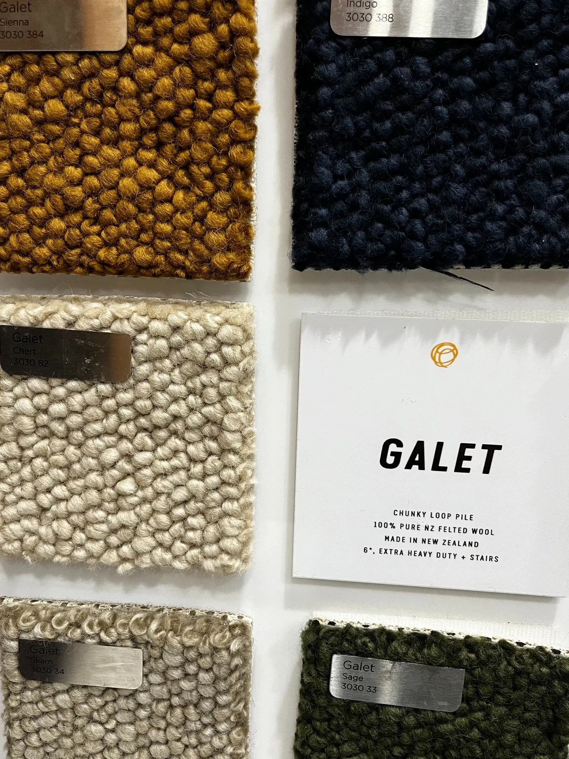 Bold patterned carpet reflecting 2024's carpet trends
