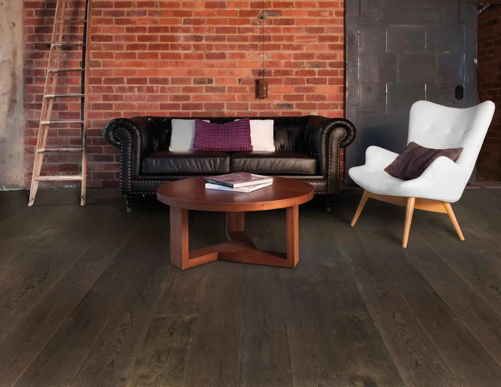 Wide-board engineered timber flooring in a Melbourne renovation