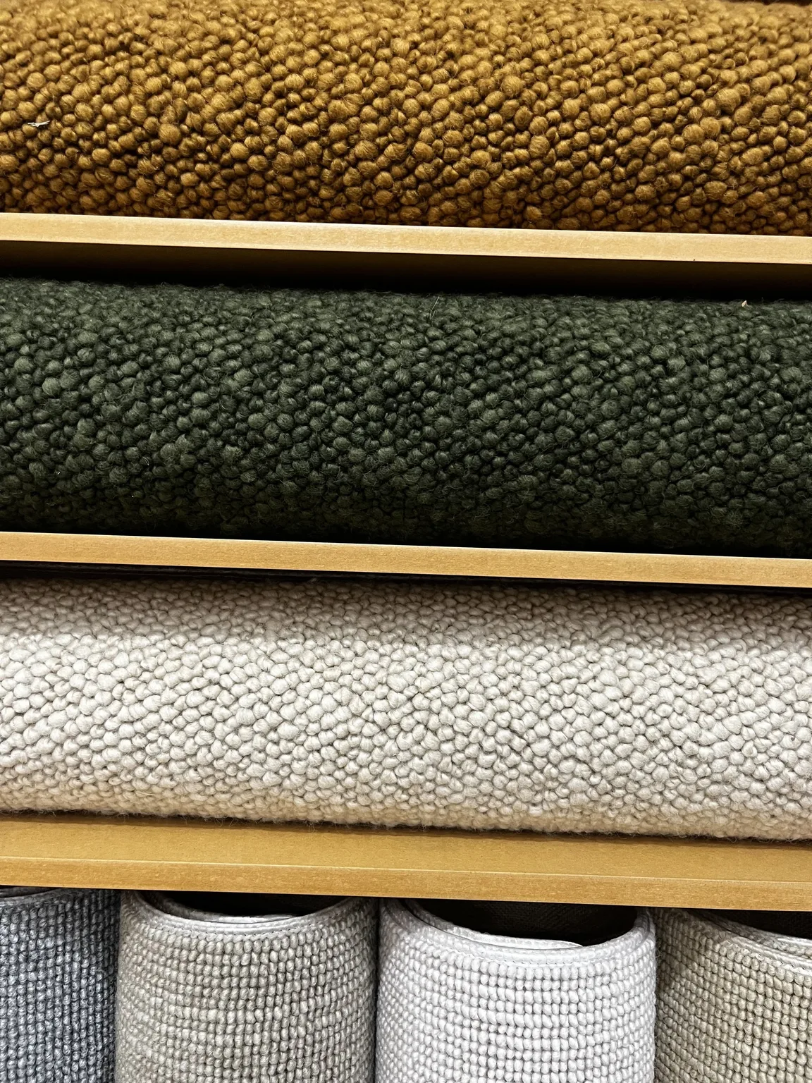 100% wool carpet sample from the Bremworth collection
