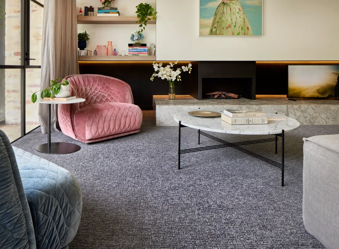 Natural Artistry Peat triexta carpet sample